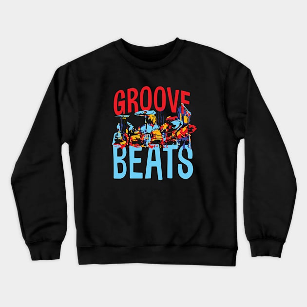 Funky drummer Crewneck Sweatshirt by jazzworldquest